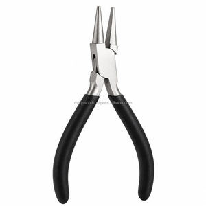 Pince à boucler ronde/concave à 3 étapes pour fournisseurs d'outils, outil de pliage de fil en acier inoxydable de haute qualité pour la fabrication de bijoux DIY - Product Image 6