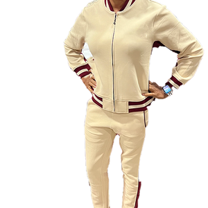 Ensemble de survêtement décontracté Omega Custom Air Tech Fleece 2 tons, veste et pantalon de jogging, 100% coton, poches sportives, confort et performance au quotidien - Product Image 1