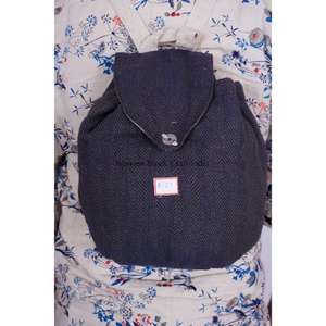 กระเป๋าเป้สะพายหลังผ้าฝ้ายวินเทจสุดหรู รักษาสิ่งแวดล้อม น้ำหนักเบา ความจุเยอะ คลาสสิก เหมาะสำหรับเดินทางและไปโรงเรียน ใช้ได้ทั้งผู้ชายและผู้หญิง - Product Image 6