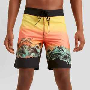 Men's Printed Quick Dry Board <b>Shorts</b> Mid Rise Drawstring Closure Sublimation Transfer Print 100% Polyester Casual Style <b>Swimwear</b> - Product Image 5