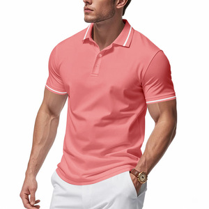 Polo de verano unisex transpirable de secado rápido con logo OEM personalizado, bordado y estampado, para comercio transfronterizo - Product Image 2