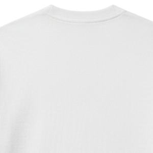Camiseta de algodón oversize para hombre, estilo urbano, con estampado de microtexto, manga corta, informal, a la moda, OEM - Product Image 4
