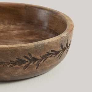 Tazón para Servir de Madera de Mango Hecho a Mano – Decoración Rústica para Cocina, Fabricante de la India - Product Image 5
