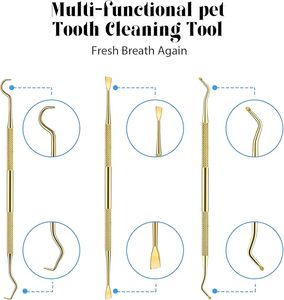 Raspador y desincrustador dental de doble punta para higiene bucal, removedor de placa y cálculos, instrumento quirúrgico dental aprobado por ISO - Product Image 4