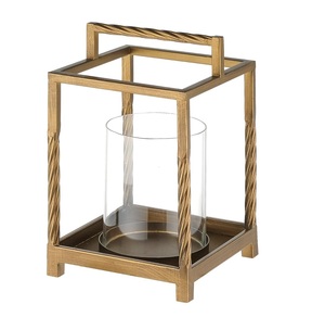Matt Black Finished Royal Wholesale Selling Portable Eco-Friendly Metal & Glass <b>Candle</b> <b>Lantern</b> for Home Decoration Handmade - Product Image 5