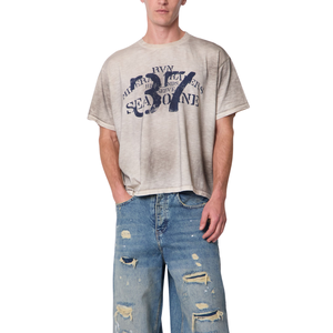 Mens O Neck Short Sleeve T <b>Shirt</b> Dark <b>Gothic</b> Front Graphic Oversized Loose Fit Streetwear Wholesale Custom OEM Cotton Jersey Tee - Product Image 6