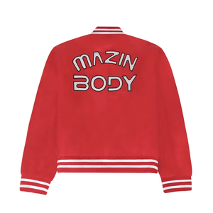 Veste universitaire personnalisée en tissu mémoire Streetwear pour hommes et femmes, veste de baseball Letterman avec motifs personnalisés, vestes d'hiver OEM - Product Image 2