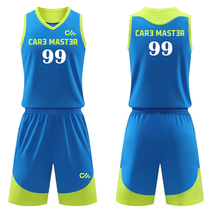 Uniformes de Baloncesto Transpirables de Diseño Personalizado para Mujeres, Hombres y Adultos, Tallas Grandes, Color Personalizado, Camisetas de Equipo Lisas 100% - Product Image 1