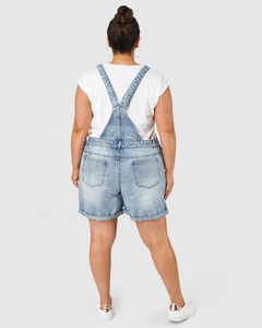 Top Selling 2026 Women Denim <b>Jumpsuit</b> Jeans <b>with</b> <b>Pocket</b> Rompers Formal Breathable Summer OEM Serviced - Product Image 2