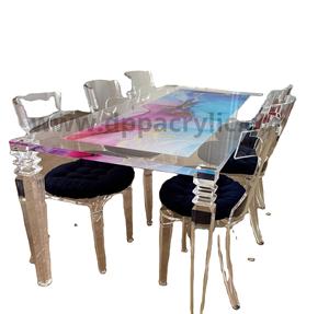 Polycarbonate Transparent Clear Acrylic <b>Dining</b> <b>Chair</b> for Home Office Cheap Price Event Furniture Sale - Product Image 1