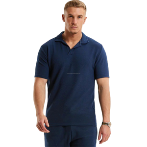Moda adultos uso al aire libre hombres Polo camisa nuevo estilo hombres Polo camisa fácil de usar Casual transpirable hombres Polo camisa - Product Image 4