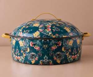 Traditional Dome Shaped Charcoal Burner <b>Hammered</b> Texture Decorative Engravings Wooden Knob Perforated Base Ornamental Piece - Product Image 6