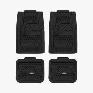 Prix usine haute qualité 4 pièces tapis de voiture universels doublure de sol en caoutchouc imperméable avec support antidérapant et garniture inodore - Product Image 6
