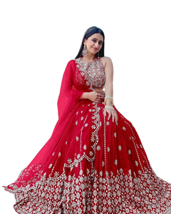 Nuevos conjuntos elegantes de 3 piezas de Lehenga Choli y Dupatta para mujer, precio competitivo, servicio OEM, vestidos de fiesta, ropa de boutique para damas - Product Image 3