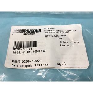 AMAT 0200-10001 WAFER, ALN 8", NOTCH WXZ - Equipo y piezas de semiconductores de confianza de la marca global Trusted Global Legacy - Product Image 6