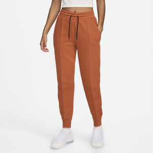 High <b>Waist</b> Straight Pants Women Casual Knitted Polyester Breathable Pockets <b>Elastic</b> <b>Waist</b> Solid Color Full Length - Product Image 4