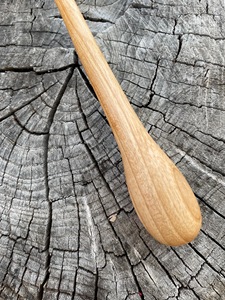 Cuchara de Té de Madera Premium, Cuchara para Café y Azúcar de Madera Natural Sostenible, Apta para Lavavajillas, No Tóxica, Utensilio de Cocina para Uso Diario - Product Image 3