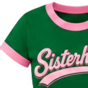   เสื้อยืดกราฟิกสีเขียวสำหรับผู้หญิง ลายตัวอักษร Sisterhood แขนสั้น คอกลม สไตล์ลำลอง แฟชั่นที่ได้รับแรงบันดาลใจจากกลุ่มเพื่อนร่วมงาน - Product Image 5