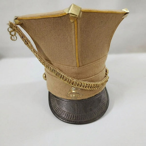 โรงงาน OEM รับผลิตตามความต้องการ หมวก Shako แฟชั่นคุณภาพสูงแบบไม่มีโครงสร้าง พร้อมป้ายปักลาย - Product Image 4