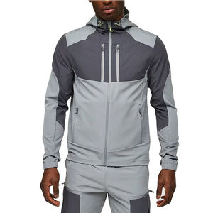 Top Trending Custom Design Men's Polyester Windbreaker <b>Jacket</b> and Shorts Tracksuit Set Full Zip-Up Nylon Windbreaker Suit - Product Image 2