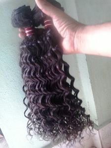 Extensiones de Cabello Humano Remy Virgen Indio Más Vendidas, Color Natural, Ondulado, Doble Trama a Máquina, Puntas Gruesas, Paquete de 4 oz, Siete Unidades - Product Image 1