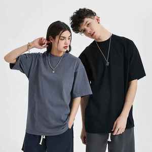 T-shirt Homme Oversize à Panneaux 100% Polyester Haute Qualité Épaules Tombantes Respirant Vente en Gros rasheed mfg co - Product Image 4