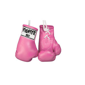 Guantes de Boxeo Mini Colgantes de Cuero Sintético para Espejo Retrovisor de Vehículo, Decoración para Gimnasio, Entrenamiento de Boxeo y Karate - Product Image 1