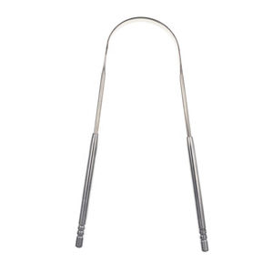 Nettoyeur de Langue en Acier Inoxydable de Qualité Supérieure, Grattoir Métallique pour la Langue, Soin Bucco-Dentaire, Nettoyant pour l'Haleine - Product Image 3