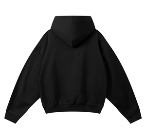 เสื้อฮู้ดดี้ทรงบ็อกซี่แขนตัดต่อ รุ่น Essential ทรงโอเวอร์ไซส์ ผลิตในประเทศปากีสถาน - Product Image 2
