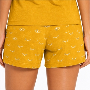 Women Cotton Pajama Shorts Set Casual Sleepwear Soft Comfort Relaxed <b>Sleep</b> Breathable Fabric Lightweight Feel Everyday Lounge - Product Image 6