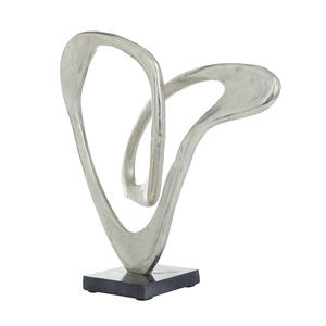 Décoration d'intérieur moderne de luxe, sculpture en aluminium, artisanat élégant pour salon et bureau - Product Image 1
