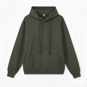 Sudadera con Capucha Personalizada al por Mayor, Unisex, de Felpa Gruesa, 400 GSM, Mezcla de Poliéster y Algodón, Lisa, para Invierno - Product Image 6