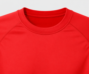 T-shirt de sport pour homme personnalisé, 100 % polyester, manches raglan, coupe athlétique, séchage rapide, respirant, vêtements de sport pour la salle de sport, OEM - Product Image 6
