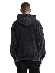 Sudaderas con capucha para hombre Sudadera con capucha de gran tamaño Vintage Lavado ácido Parejas Jersey de algodón Sudaderas con capucha para hombres Streetwear Sudaderas - Product Image 3