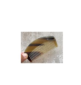 Peine de cuerno hecho a mano de primera calidad para el cuidado del cabello, peinado, desenredado, peluquería profesional, cuidado de belleza, textura suave - Product Image 5