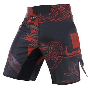 Cible de boxe MMA LAMA INDUSTRIES en polyester, motif sublimation rouge et noir, respirante, écologique, durable, équipement d'entraînement - Product Image 1