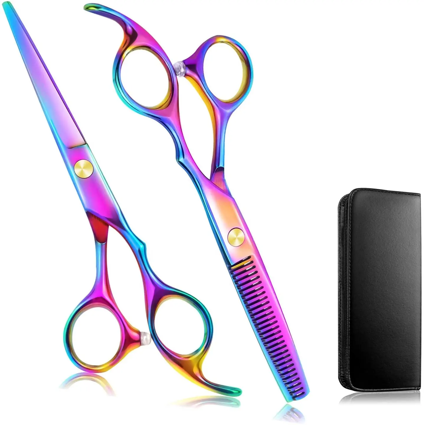 Hair Cutting Scissors Thinning Shears Barber Haircut Scissors For Hair Cutting Cool Coloring Hair Scissors For Men/Women