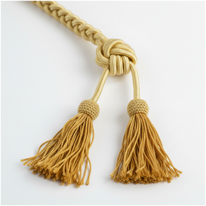 Borlas de Mylar Doradas de Alta Calidad al por Mayor, Borlas Decorativas, Flecos para Uniformes - Product Image 5