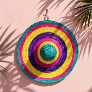 Chapeau de paille mexicain traditionnel, favori des clients, idéal pour les fêtes de fiesta, les célébrations culturelles, les accessoires photo et les décorations festives - Product Image 3