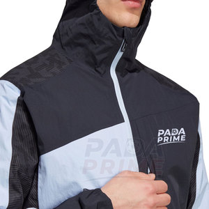 Outdoor Use Winter Men's <b>Hooded</b> Canvas <b>Rain</b> <b>Jacket</b>-Low MOQ Private Label Front Logo New Design - Product Image 4