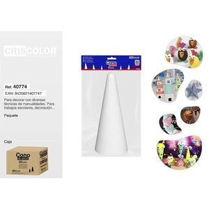 Coni in Polifoam Porex da 30cm per Vari Progetti Artistici e di Design - Product Image 1