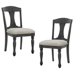 Set di 2 Sedie da Pranzo Retrò Stile Mid-Century con Struttura in Legno e Imbottitura per Cucina, Soggiorno e Ristorante - Product Image 3