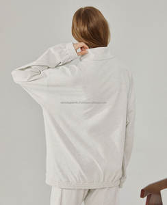 Jersey de gimnasio de gran tamaño de diseñador de peso pesado de alta calidad para mujer, pantalones de chándal de algodón a granel y conjunto de sudaderas con capucha y cremallera - Product Image 5