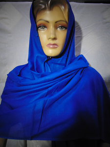 Lot en gros de foulards hijab longs unis en rayonne faits à la main, couleur unie, style indien, foulards en soie, accessoire d'été pour femme - Product Image 2