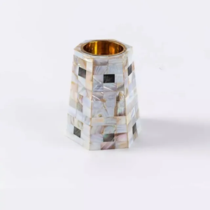 VeloraLuxe Heritage Bakhoor Burner Handcrafted <b>Mother</b> of Pearl Inlay Incense Holder with Refined Mosaic Pattern for Modern - Product Image 2