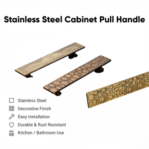 Tiradores de Puerta de Gabinete Modernos de Acero Inoxidable de Alta Calidad |   Herrajes Decorativos para Cocina y Baño con Fácil Instalación - Product Image 5