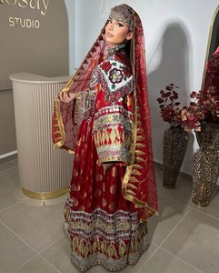 Nouvelles robes afghanes vintage KUCHI brodées à la main pour femmes, style moderne, dans différents modèles et couleurs - Product Image 3