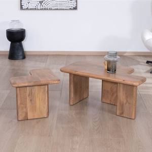 Mesa de centro Vandana Golden Mark en madera de mango Naura con un toque orgánico - Product Image 4