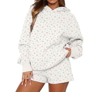Robe sweat-shirt à capuche pour femmes, coupe ample, manches longues, décontractée, printemps-été, avec poche, rayures vertes et roses - Product Image 6