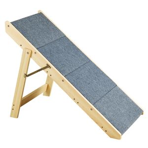 Rampa Plegable 2 en 1 de Madera para Mascotas, Acceso para Camas y Sofás, Estructura de 4 Escalones para Mascotas del Mismo Tamaño, Accesorios para Camas de Mascotas - Product Image 6